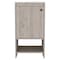 Tuhome Jane Bathroom Vanity, Single Door Cabinet, Two Shelves, Light Gray MLZ7132 - alternate 2